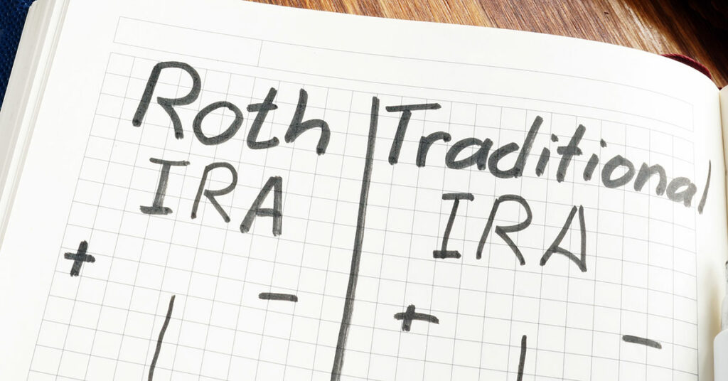 Roth vs. traditional IRA distributions and penalties